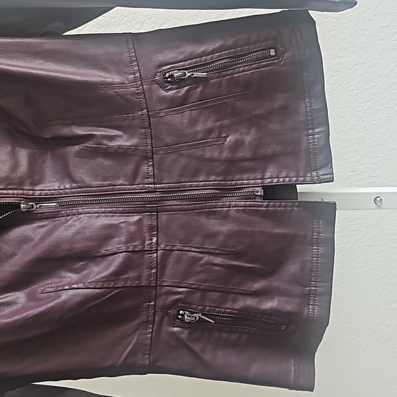 COPY - Coated Zip Front Jacket, NWT - Picture 3 of 8